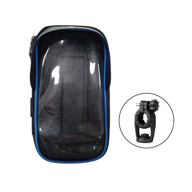 Étui de Support de Téléphone de Vélo Étanche 360 Degrés de Rotation Support de Téléphone Portable Anti--Shake Support de Téléphone Portable Rétroviseur Nouveau Guidon Rouge