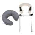 thumbnail image 3 of lionlar Table de Massage Berceau pour le Visage avec Oreiller Coussin Support Support SPA Réglable Gris, 3 of 9