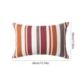thumbnail image 3 of LSLJS Outdoor Chaise Lounge Waterproof Pillow Cover Striped Printed Headrest Cushion Cushion Cover with Core Pillow, 3 of 7