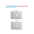 thumbnail image 3 of Compatible avec MacBook Air 11 Pouces Case Model A1370 A1465, Soft Touch Plastic Hard Shell Étui avec Keyboard Étui pour Apple Mac Air 11 Pouces, 3 of 7