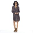 thumbnail image 4 of Ivy Women's Floral Button down Smocked Dress, 4 of 6