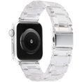 thumbnail image 1 of KOMI Compatible with Series 8/7/9 Resin Apple Watch Bands 45mm 44mm 42mm,Fashion Resin Bracelet Wristband with Stainless Steel Buckle for iWatch Ultra 49mm Series 6/5/4/3/2/1/SE, 1 of 4