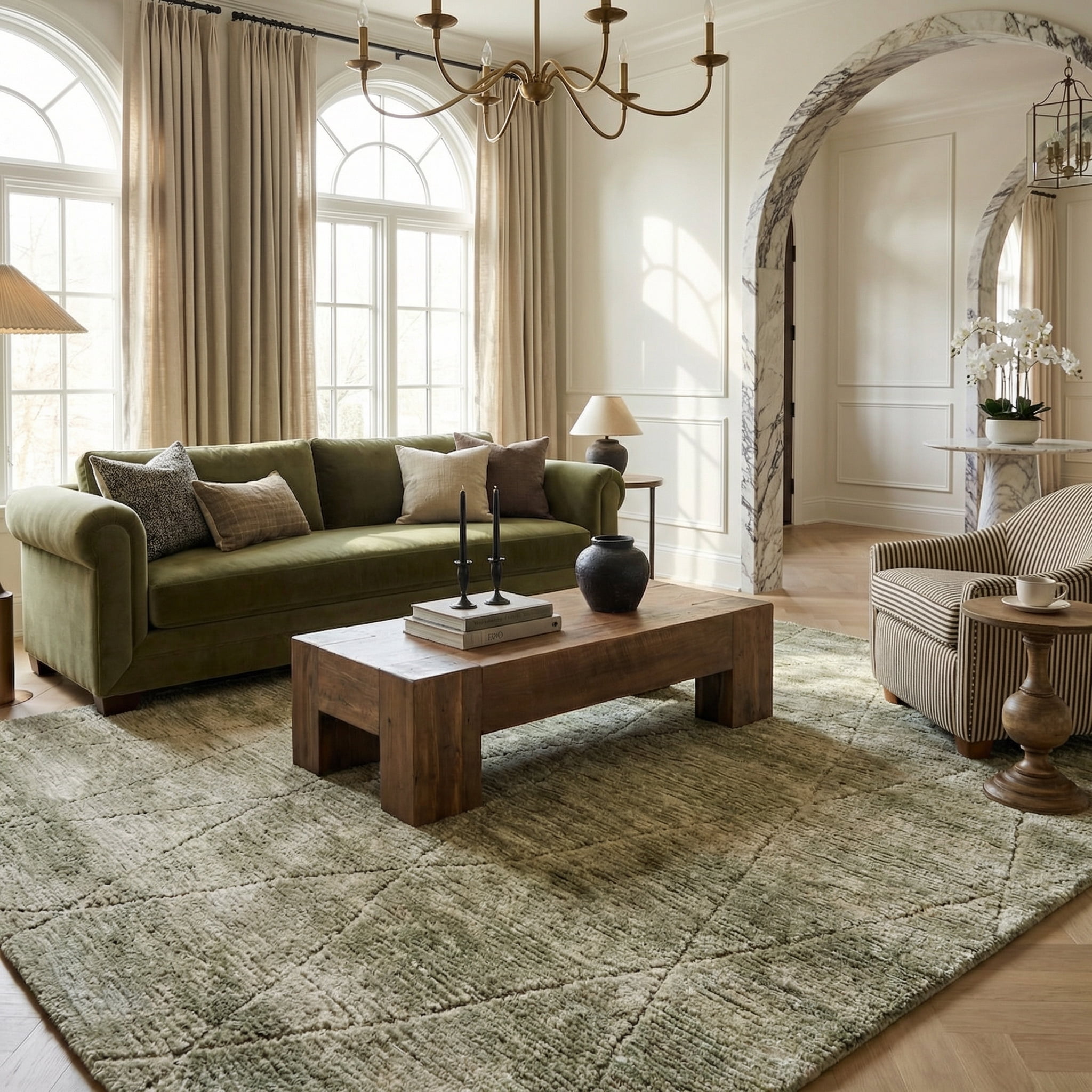 Tapis d'intérieur touffeté à la main Rug Branch Maya