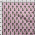thumbnail image 3 of oneOone Cotton Poplin Fabric Leaves & Paisley Block Printed Craft Fabric BTY 42 Inch Wide, 3 of 4