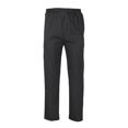 thumbnail image 4 of WEIYLL Men's Pants Suitable Kitchen Work Loose Fit Stripe Print Casual Dark Gray Pant Size L, 4 of 5