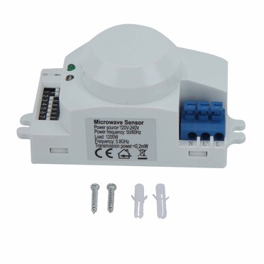 Interrupteur d'éclairage - Détecteur de Mouvement à capteur Micro-Ondes Radar à 360 degrés Interrupteur d'éclairage Intelligent(220V-240V SK-600)