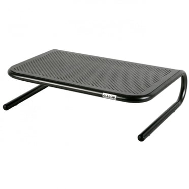 Allsop Metal Art Jr. Monitor Stand with 14" Wide Platform - Pearl Black