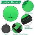 thumbnail image 3 of Green Screen Diameter 145cm, Foldable Green Backdrop, Portable Chroma Key Green, 3 of 5