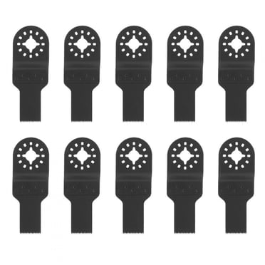Lames de scie, 10 pièces 20mm multi-outils lames de scie universelles lame oscillante en acier à haute teneur en carbone pour le travail du bois