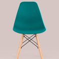 thumbnail image 4 of Heavenly Collection Navy Green Wood Chair SET OF 6, 4 of 6