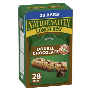 Nature Valley Lunchbox Granola Bars, Double Chocolate, Kids Snacks, Value Pack, 28 Bars