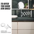 thumbnail image 4 of Shisuyan 6 Inch 3X Magnifying Round Wall Mirror Two-Sided Retractable Bathroom Mirror 360 Degree Swivel Makeup Mirror, 4 of 8