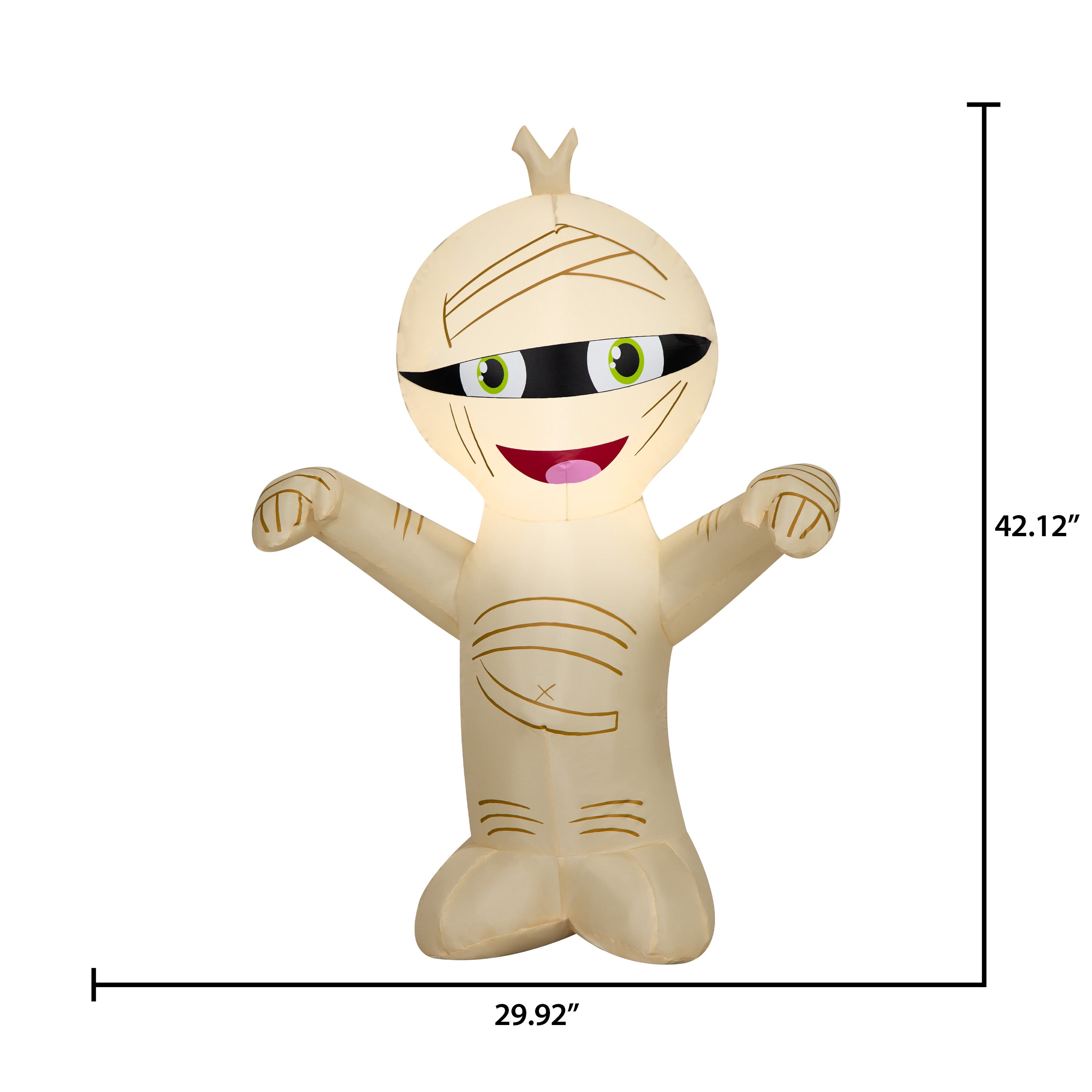 Airblown Yard Inflatables Halloween Light Mummy