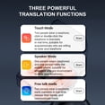thumbnail image 4 of Language Translator Earbuds, Language Translator Device Supports 144 Languages,   Voice Translation Device Translator Earphone For Business Travel Learning, 4 of 8