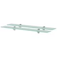 thumbnail image 1 of vidaXL Floating Shelves 2 pcs Glass 70x10 cm 8 mm, 1 of 4