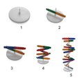 thumbnail image 2 of Bangcool DNA Model Educational Double Spiral Model Teaching Prop Science Teaching Tool, 2 of 10