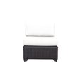 thumbnail image 2 of TKC Barbados Armless Patio Chair in White, 2 of 6