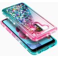 thumbnail image 2 of For LG K51/LG Q51/LG Reflect/LG Stylo 6 Shockproof Glitter Liquid Bling Diamond Quicksand Case Phone Protective Cover, 2 of 7