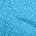 thumbnail image 1 of oneOone Rayon Sky Blue Fabric Geometric Craft Projects Decor Fabric Printed By The Yard 56 Inch Wide, 1 of 4