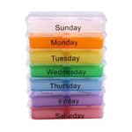 Pill Organizer Pill Box Pill Case Weekly Pill case Weekly pill Box