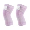 thumbnail image 2 of 1 Paire Genouillères Sport Respirantes Protection Genouillère Femme Adulte Nylon Basketball Volleyball Protecteur Bandage Réutilisable Confortable TG, 2 of 7