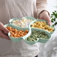 thumbnail image 2 of Yhmxh Heart Shaped Dried Fruit Tray Wheats Straw Living Room Fruit Tray Partitioned Candy Tray Home Holiday Snack Box Kitchen Utensils Set Kitchen Essentials Home and Kitchen Kitchen Tools, 2 of 6