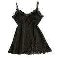 thumbnail image 1 of Nuisette en Dentelle de Soie Col en V pour Femme, 1 of 4