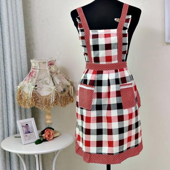 TIMIFIS Apron s Women Lady Restaurant Home Kitchen for Pocket Cooking Apron Bib Kitchen Gadgets