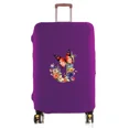 thumbnail image 1 of Travel Luggage Cover Baggage Suitcase Protector Washable Reusable Dustproof Scratch-proof Suitcase Cover Butterfly Print Pattern 8butterfly letter J L, 1 of 6