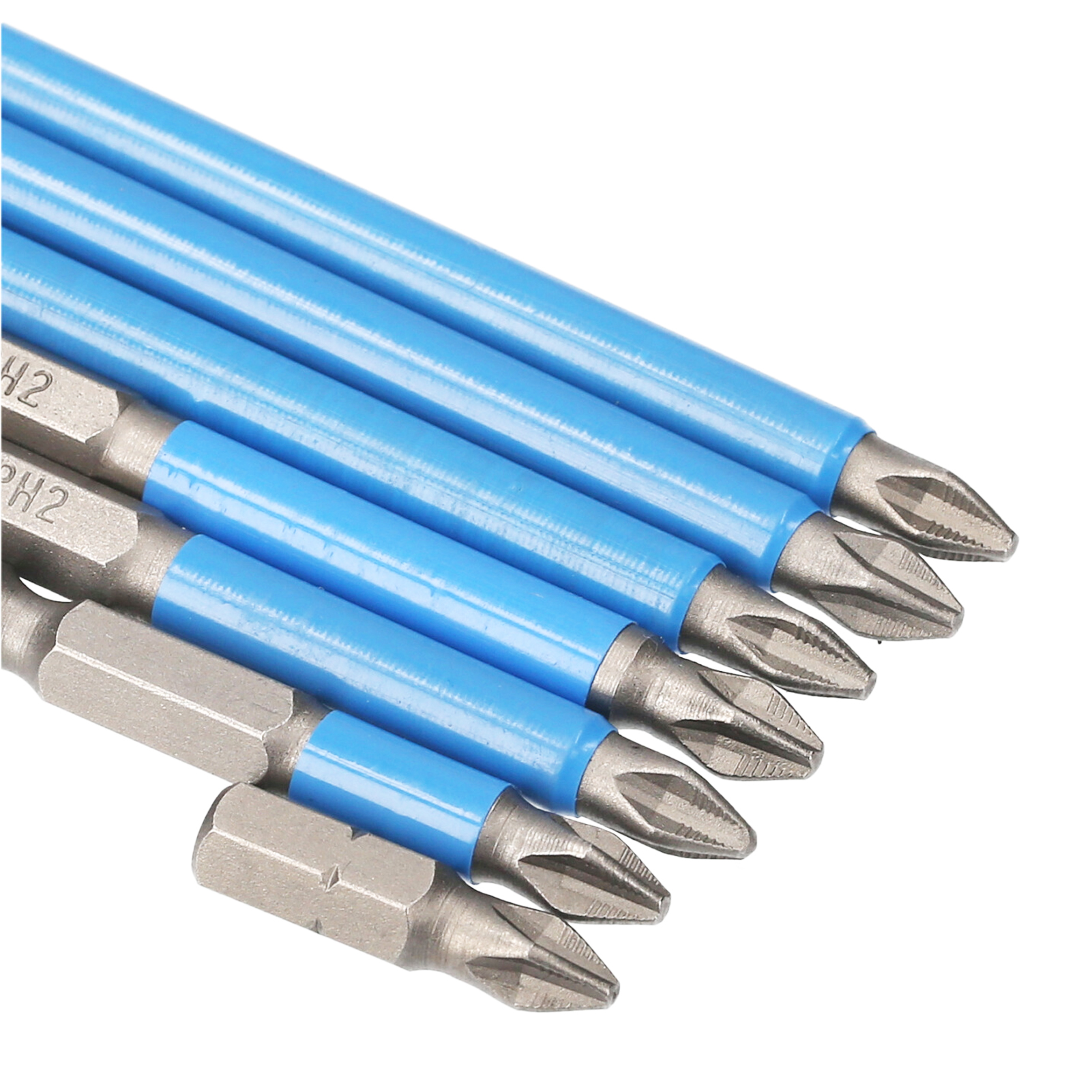 Yeacher 7pcs Power Drill Bits Set Electric Drill Bits Screwdriver Bits -Slip Mag-netic PH2 Bits Set for Power Drills / Air Screwdriver / Manual Screwdriver