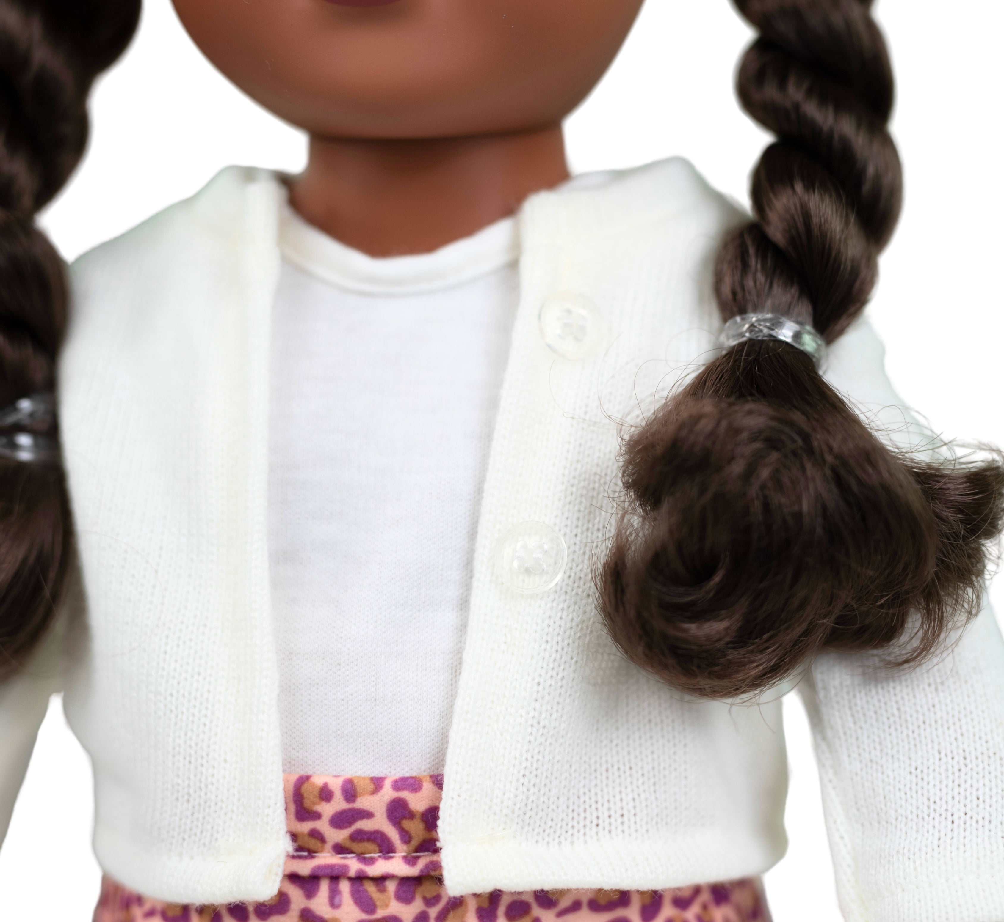 My Life As – Poupée Elora Articulée 18 pouces, Cheveux Brun Foncé, Yeux Marron