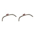 thumbnail image 3 of Maytalsory Metal Arch Frame Kiss Clasp Purse Bag DIY Bead Head Lock Red 24.5cm 2Set, 3 of 6