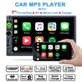 thumbnail image 1 of 7in Car Radio Autoradio Stereo Receiver Touch Screen Bluetooth MP5 For Carplay, 1 of 4