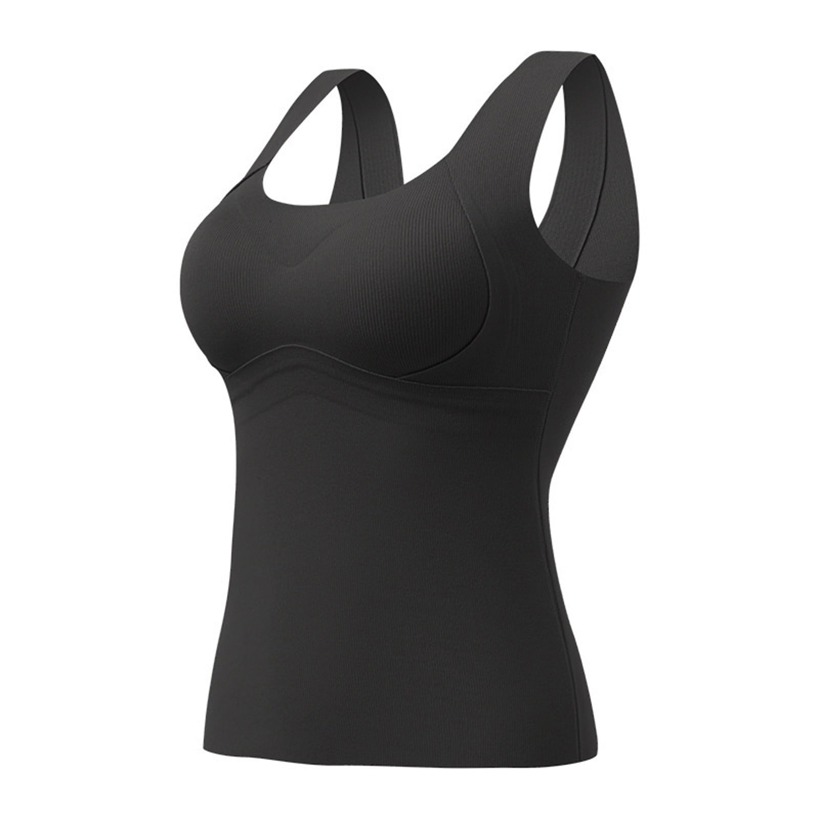 Débardeurs Gainants pour Femmes Sans Coutures, Camisoles d'Entraînement pour le Corps, Confortables, Col Rond