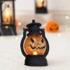 Roiihwy Halloween Decorations Halloween Decorative Pumpkin Lights Vintage Electroplated Wind Lights Easter Plastic Electronic Candles