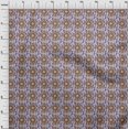 thumbnail image 3 of oneOone Tissu Viscose Georgette Feuilles & Floral Imprimé Bloc Tissu BTY 42 Pouces de Large, 3 of 4