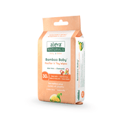 Aleva Naturals Bamboo Baby Pacifier & Toy Wipes - 30 Count