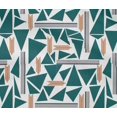 thumbnail image 4 of oneOone Cotton Flex Fabric Triangle & Line Geometric Print Fabric By The Yard 40 Inch Wide, 4 of 4