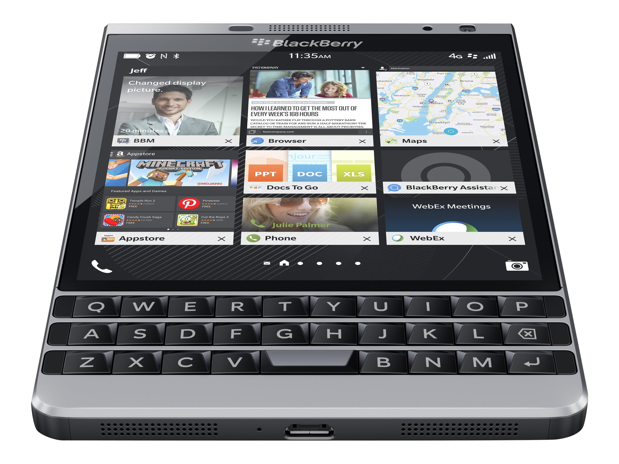 BlackBerry - Passport with 32GB Memory Cell Phone (Unlocked