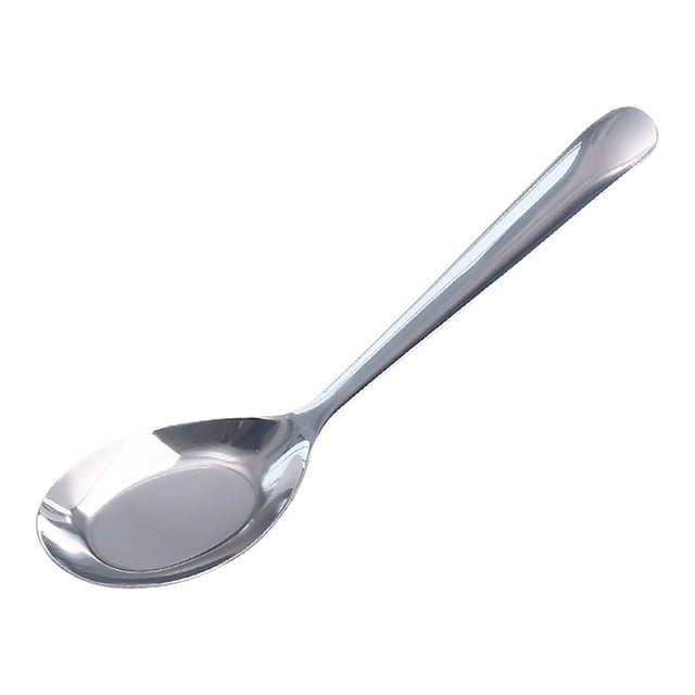 XIPYYKM 1Pc Soup Spoon Stainless Steel Dinner Spoon Chinese Soup Spoon Mirror Polished Asian Soup Spoon for Bouillon Dessert Cereal Thai Miso Ramen