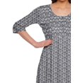 thumbnail image 3 of Moomaya Kurta Imprimé Tunique Longue Hauts Femmes Tenue d'Été Kurti pour Femmes, 3 of 5