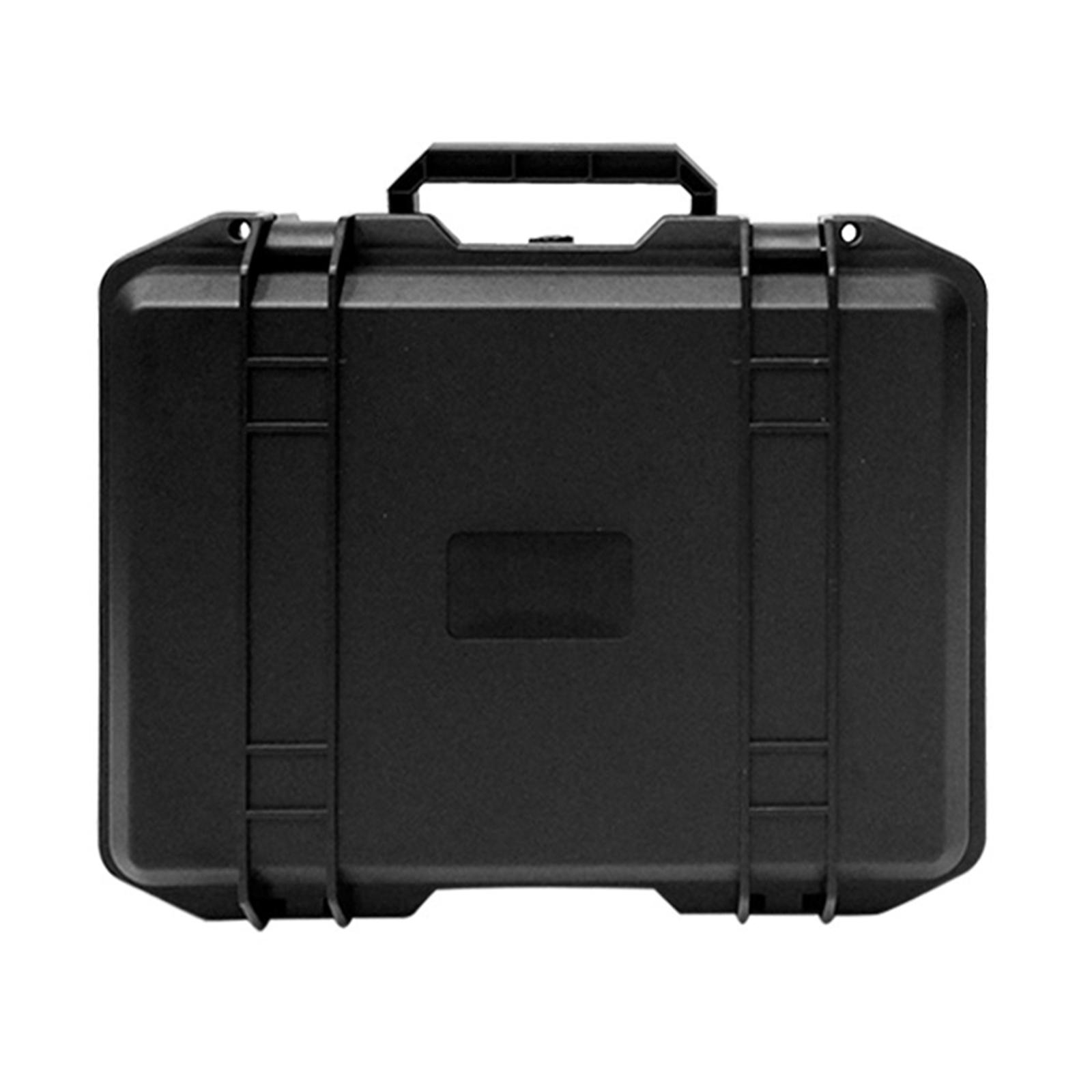 S SERENABLE Portable Toolbox Storage Case Practical Sturdy Tool Case for Small Equipment 27.8cmx19.8cmx7.5cm