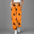 thumbnail image 2 of Nouveau Pantalon Décontracté Mode Impression 3D pour Femmes Taille Haute à Cordon, 2 of 4