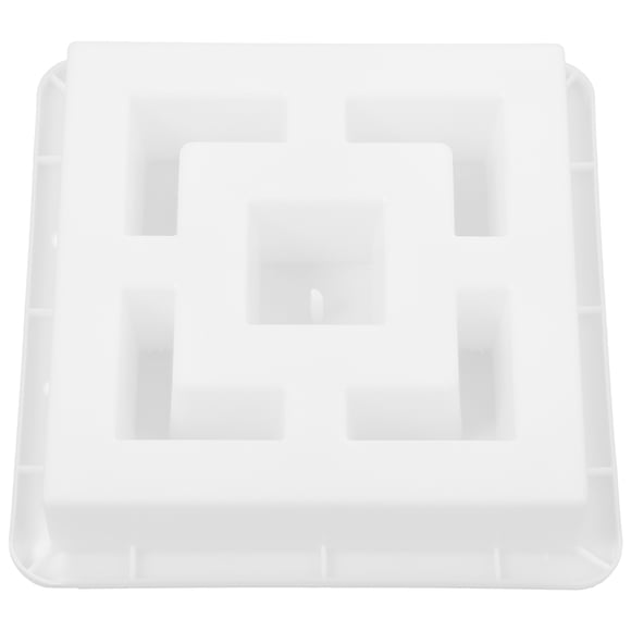 HOMEMAXS Stone Mold for Garden Patio 1 Set Lattice Window Maker Reusable Brick Mold
