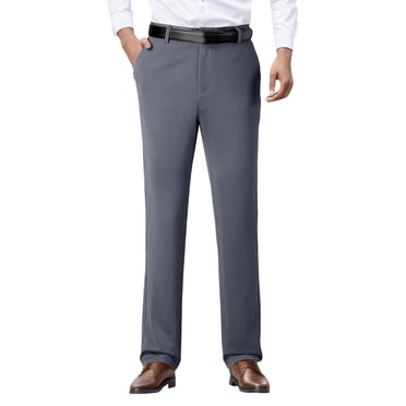 2025 Men's Casual Pants Mens Four Seasons Casual Mens Pants 42X34 Pants Elastic Waist Loose Slacks Men Trousers Business Straight Non Men's Workout & Training Pants Ironing