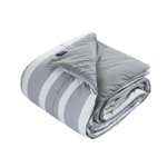 Chaps 3 PC Comforter Set Grey Double/Queen