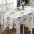 thumbnail image 1 of Oval Tablecloth 52 x 70 Inch, Vintage Abstract Leaf Tablecloth for Oval Table, Fabric Wrinkle Free Washable Waterproof Modern Tablecloth Oval Table Cloth for Dining Room Table, 1 of 5