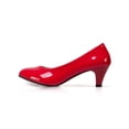 thumbnail image 3 of UKAP Womens High Heels Pointy Toe Pump Shoes Slip On Pumps Party Dress Shoe Red 6, 3 of 9