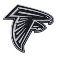 thumbnail image 2 of Fanmats 4298905604 Atlanta Falcons Premium Metal Chrome Auto Emblem, 2 of 4