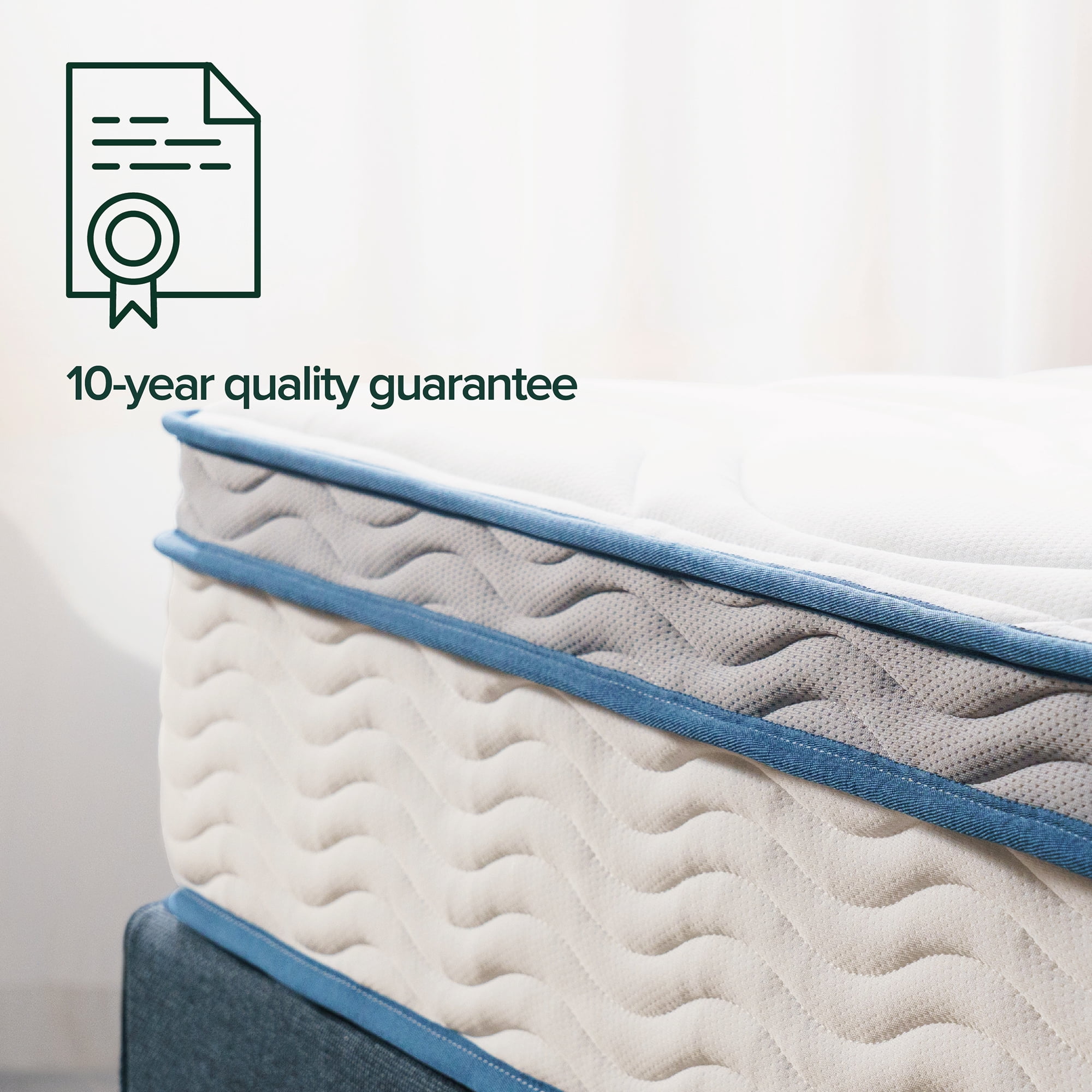 Zinus 6 inch Spring Sensation Hybrid Mattress